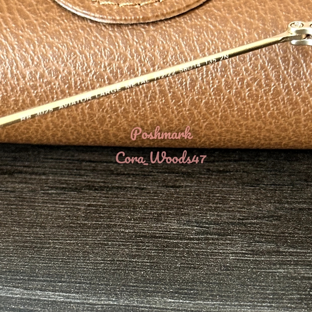 Ray Ban Aviator Copper Pink Flash Lenses RB3025 Gold Frame 58 / 62 Unisex New - Picture 9 of 16
